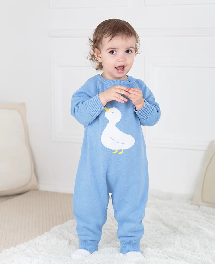 
Fashion Design Sweater Rompers Newborn Baby Knitted Romper Baby Boy Clothes Made In China 