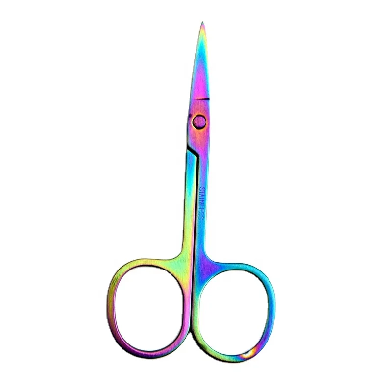 

1 Pc Chameleon Stainless Steel Eyebrow Scissor Facial Hair Remover Head Beauty Makeup Tool