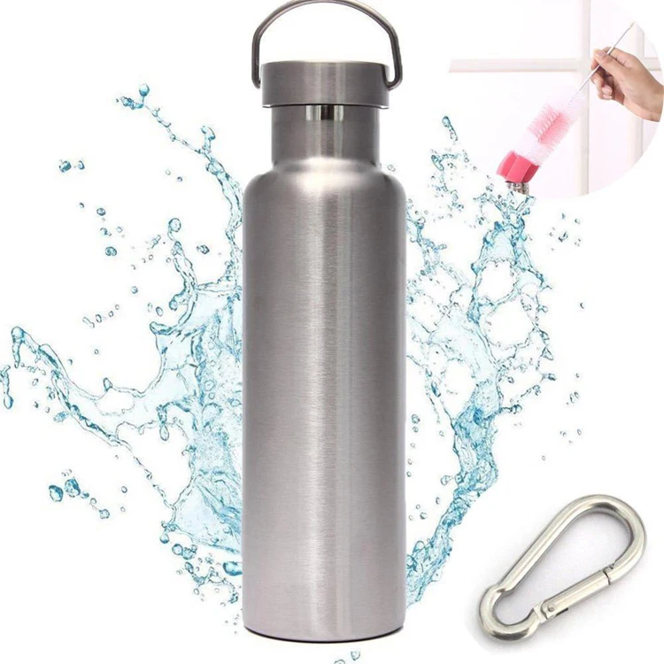 

WeVi Double Wall Vacuum Insulated Stainless Steel Leakproof Sports Water Bottle With Flex lid, Customized color