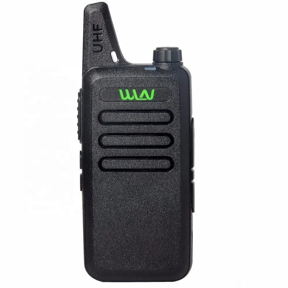 

WLN KD C1 Walkie Talkie UHF 400 470 MHz 5W Power 16 Channel MINI handheld Transceiver, Black