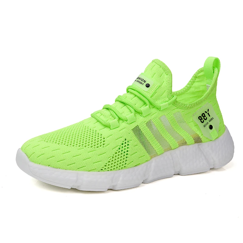 

Fashion Breathable flying unisex women men's custom shoes trend cushioning custom sports running shoes