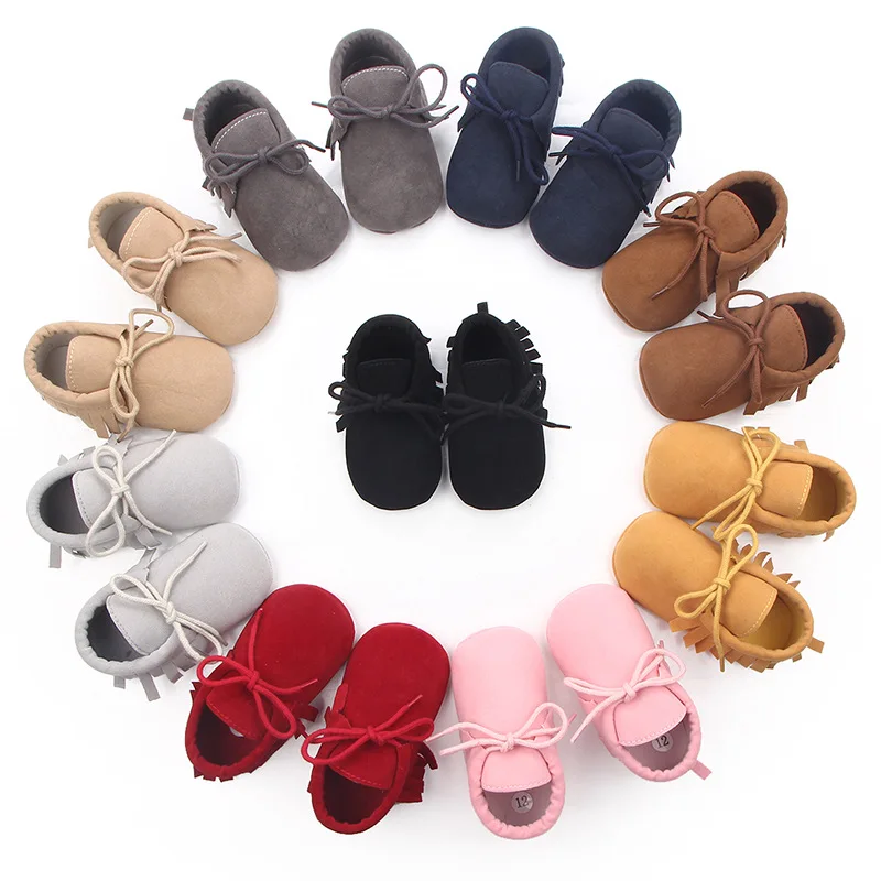 

Baby Shoes Wholesale Spring and Autumn New Sushi Bow Anti-baby Shoes To Learn Shoes
