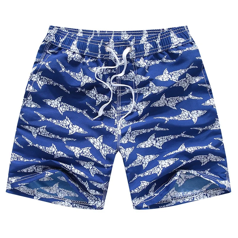 

3-14 Years Summer Boys Shorts Teen Striped Drawstring Beach Tropical tree design casual loose swimmswimming shorts