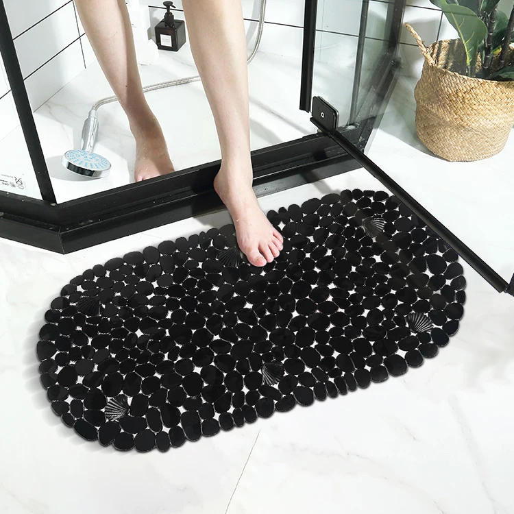 

Bathlux Amazon Hot Sell Bathroom Products PVC Non-slip Shower Mat With Suction Cups Bath Mat For Tub, Existing colors