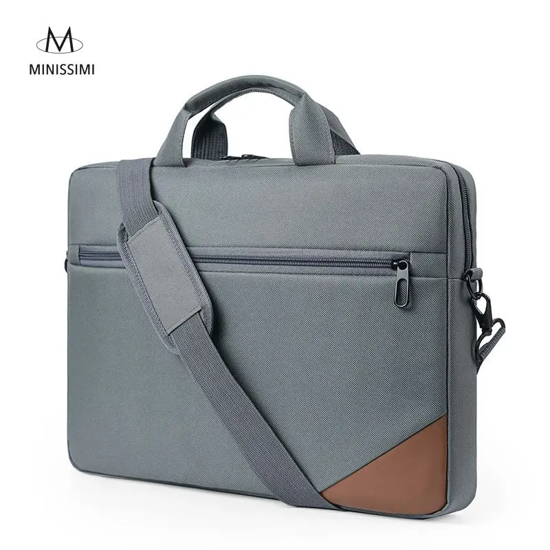 

2021 New Customized Logo Handheld Computer Bags Oxford Business Casual Office Bag Simple Laptop Briefcase For Men