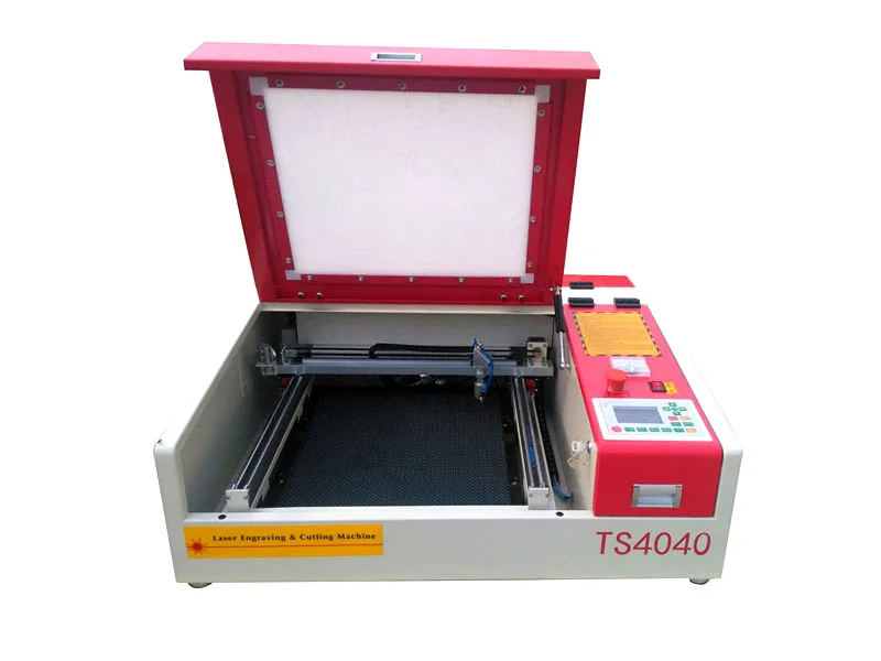 60W Mini CO2 Laser Cutting Engraving Machine TS4040 for Nonemetal Wood Leather Paper Acrylic Mdf Fabric