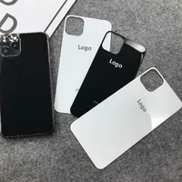 

T003 YTIFOU New Product 9H Tempered glass for Iphone 11 Pro Max Back Side Silk Print black white 5.8 6.1 6.5inch Fast ship