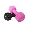 Fitness Hex Dumbbell Woman Used Color Vinyl Dumbbell for sale