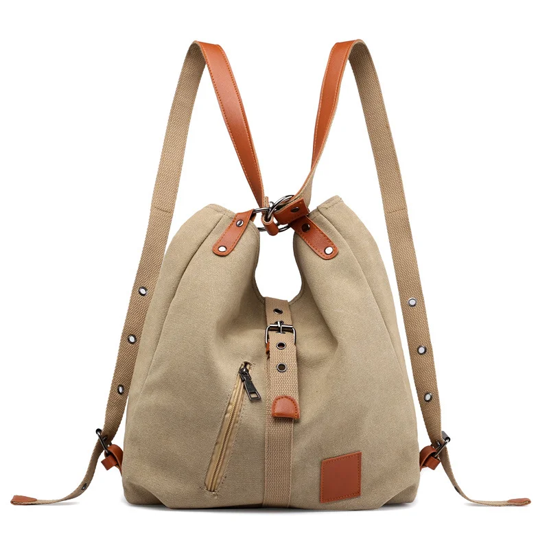 

Purse Handbag for Women Canvas Tote Bag Casual Shoulder Bag Hobos School Bag Rucksack Convertible Backpack Daypacks