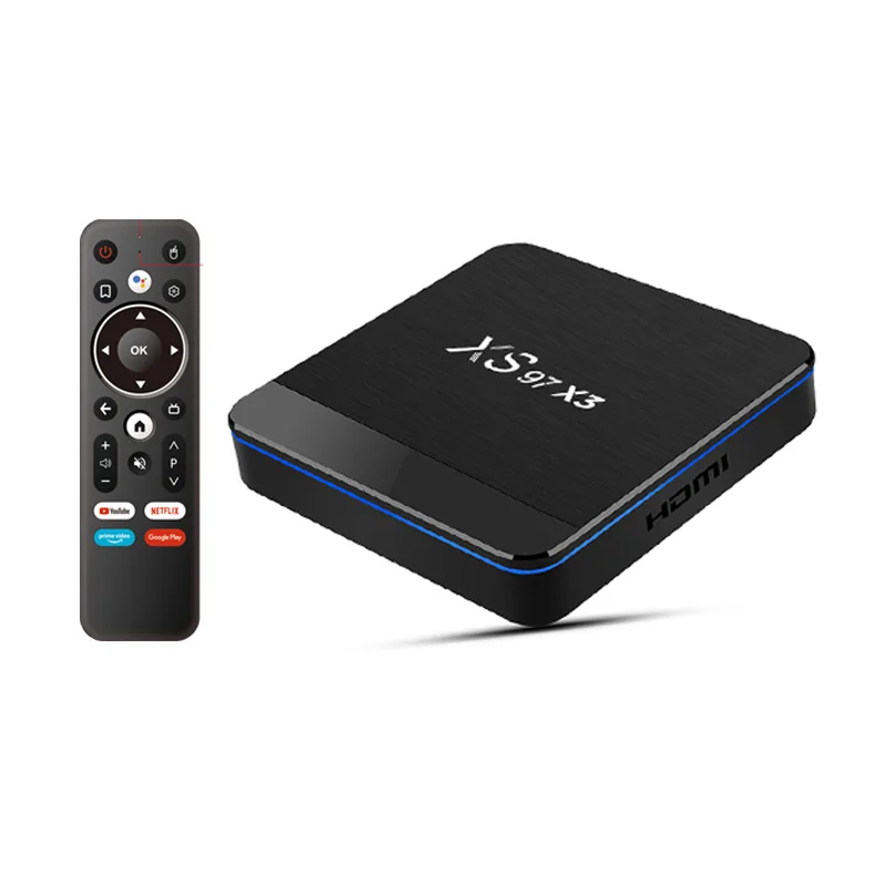 

Professional Amlogic S905X3 Smart 4gb 32gb 64g android tv box with bt voice remote