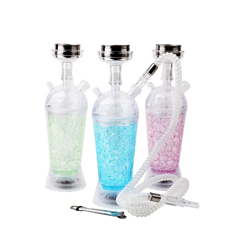 

Wholesale Cheap Cup hookah Travel LED Light Car Shisha Portable CUP Shisha, Mix color