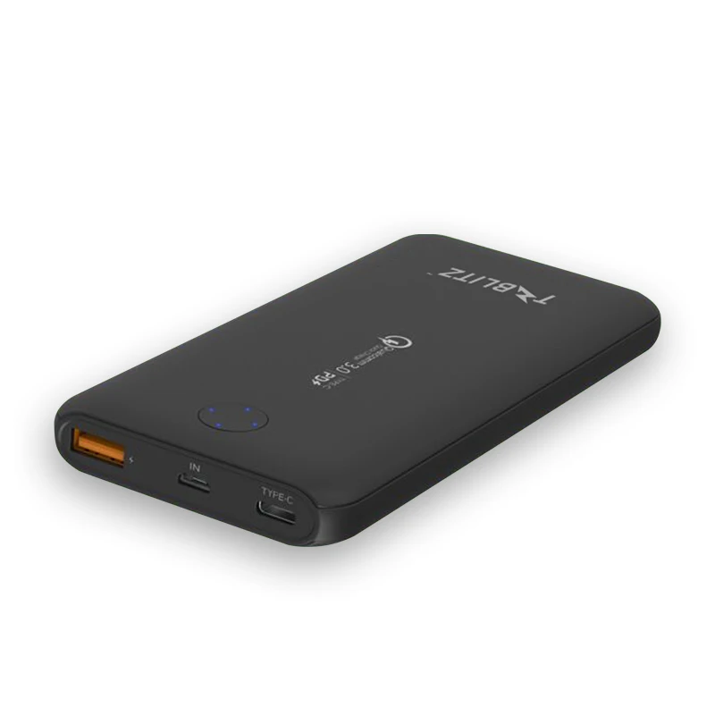 

Power Bank 10000mAh QC3.0 TBP-10BQ Fast Charger for Samsung Xiaomi iPhone Huawei Portable External Battery Power Bank