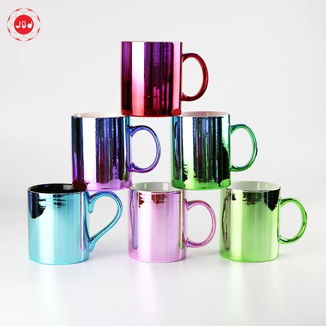 New Product Electroplated Ceramic Coffee Mug