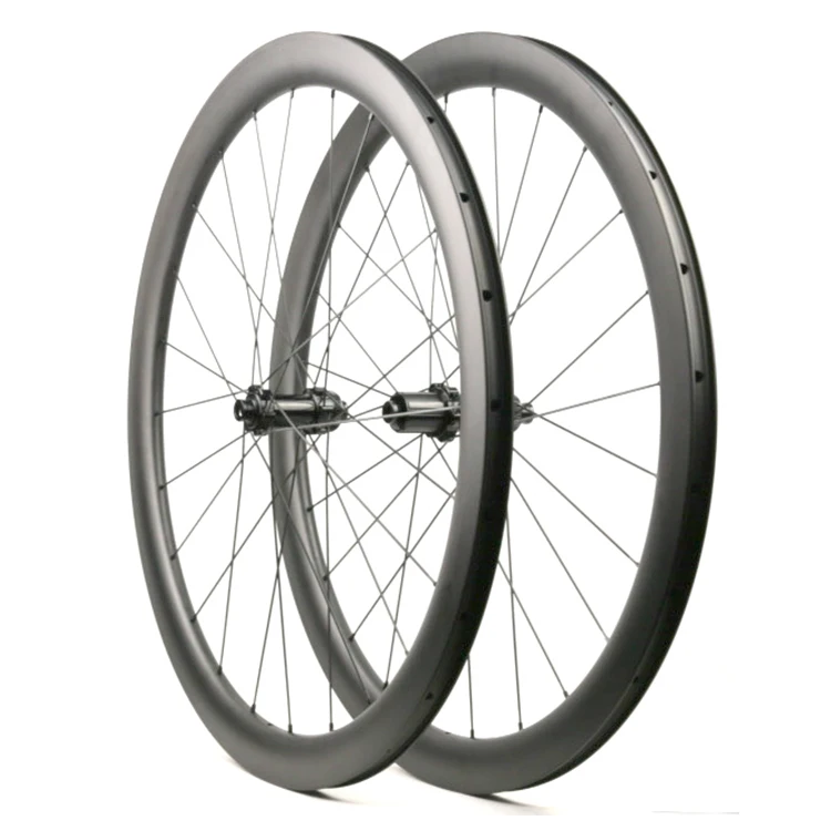 

Cheap Carbon Wheels 38mm Clincher Disc Brake 24 Holes UD Matte 700c Carbon Road Bike Wheelset