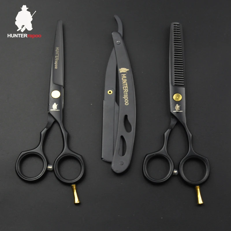 

5.5 inch hair cutting scissors thinning shears kit stainless steel barber scissors set for hairdresser Haircut Hairdressing