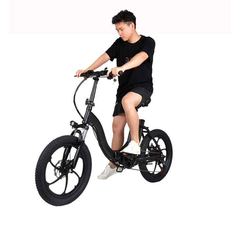 

China factory EXW price 48v 10a New Cheap Electric Bike With Turning Signal Light 350w Electric Bicycle, Black