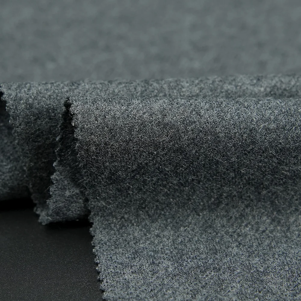 Classic Soft Wear Quality 100% Wool Knitted Eco-Friendly Organic Fabric for Girls Fashion Clothing Casual Suit Jacket