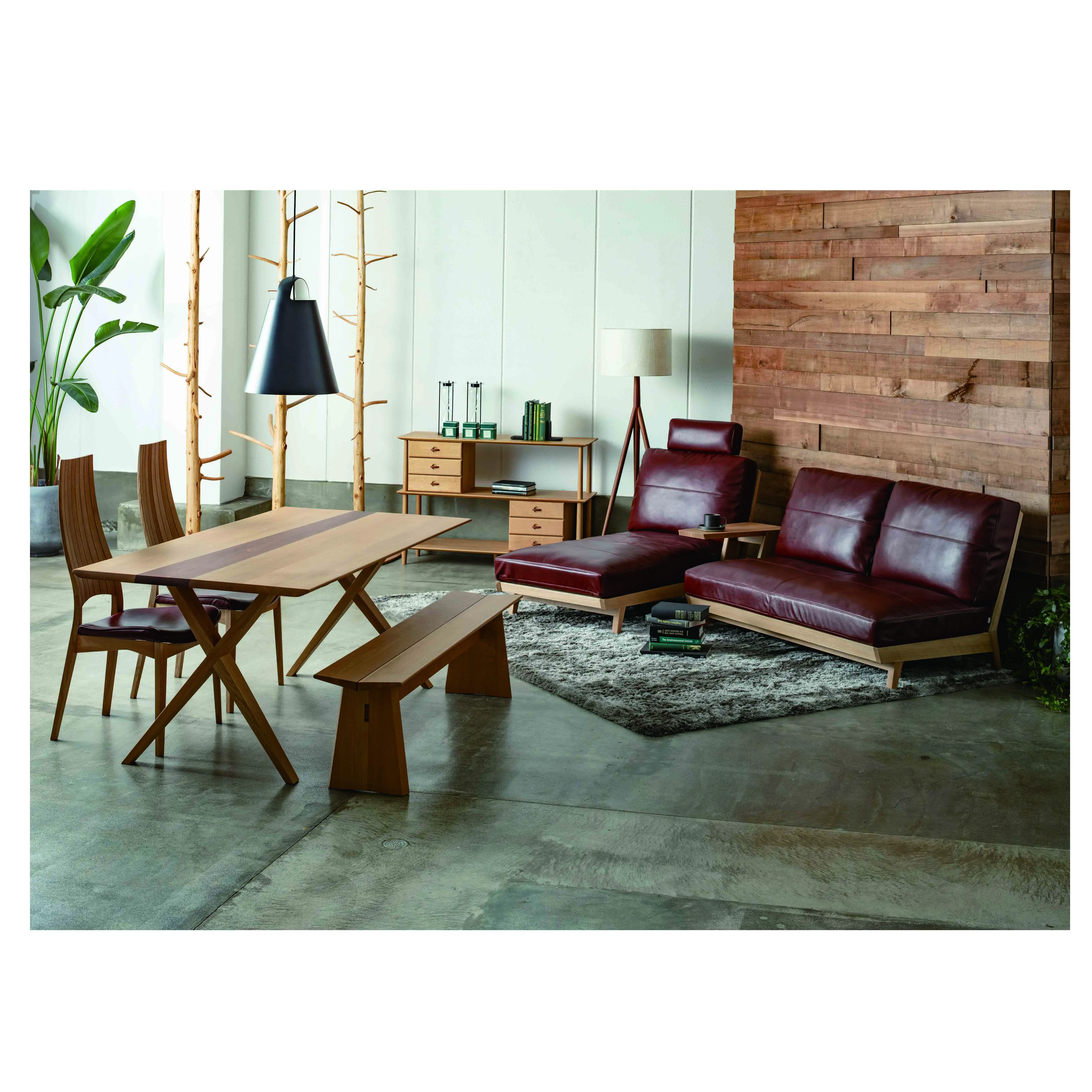 Japanese Customized Homeware Furniture Wood Dining Table Room