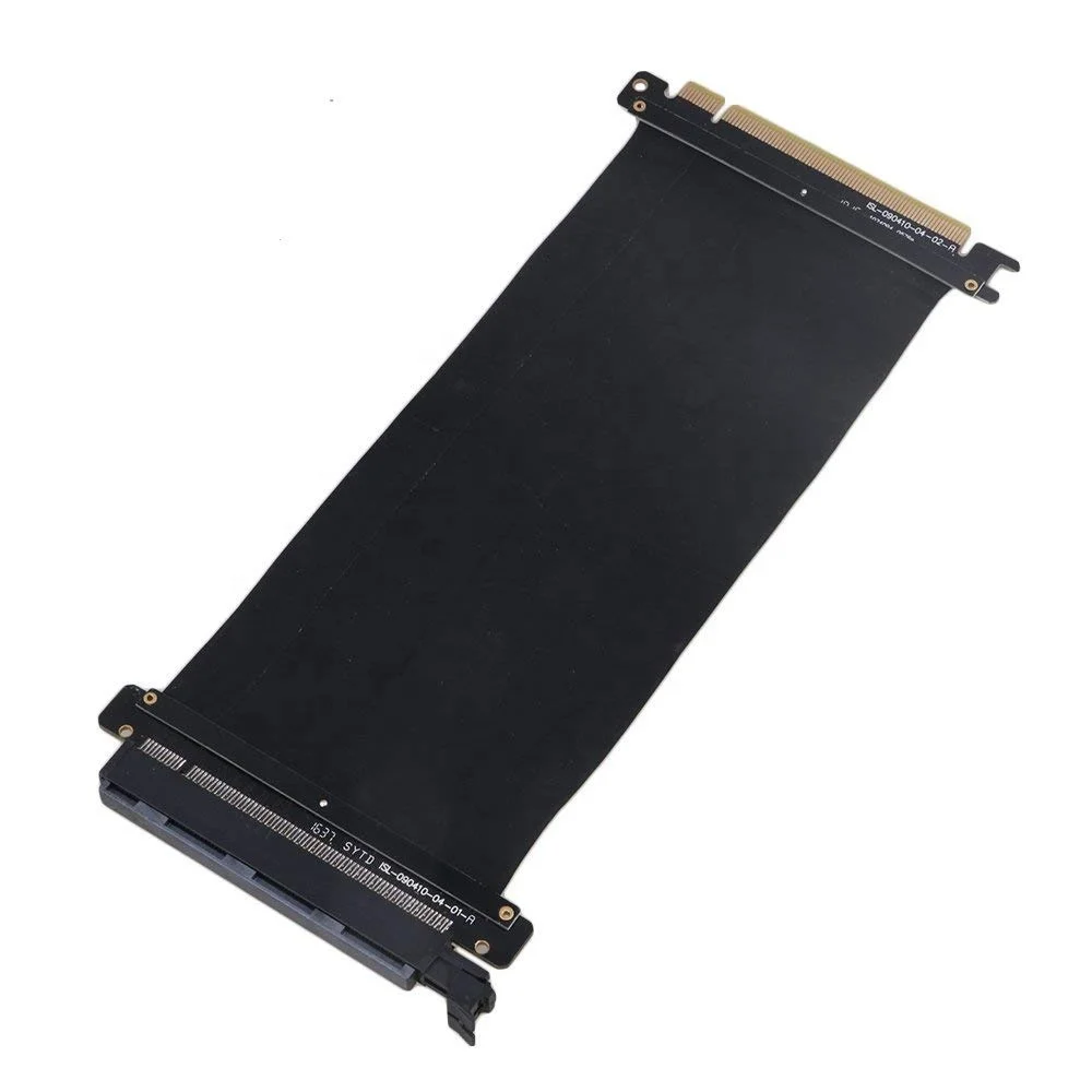 

PCI Express 3.0 High Speed 16X Flexible Cable Extension Port Adapter Riser Card PC Graphics Cards Connector Cable (30cm)