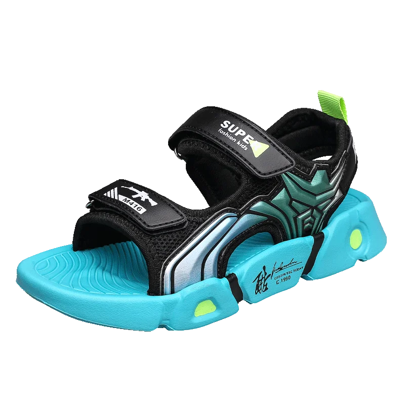 

Summer new style EVA non-slip rubber shoes, soft non-slip bottom mech series, adhesive lace-up sandals