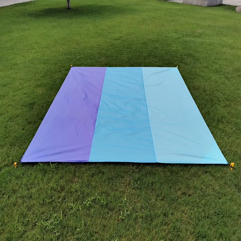 

2021 new Outdoor camping beach mat waterproof plaid polyester picnic blanket