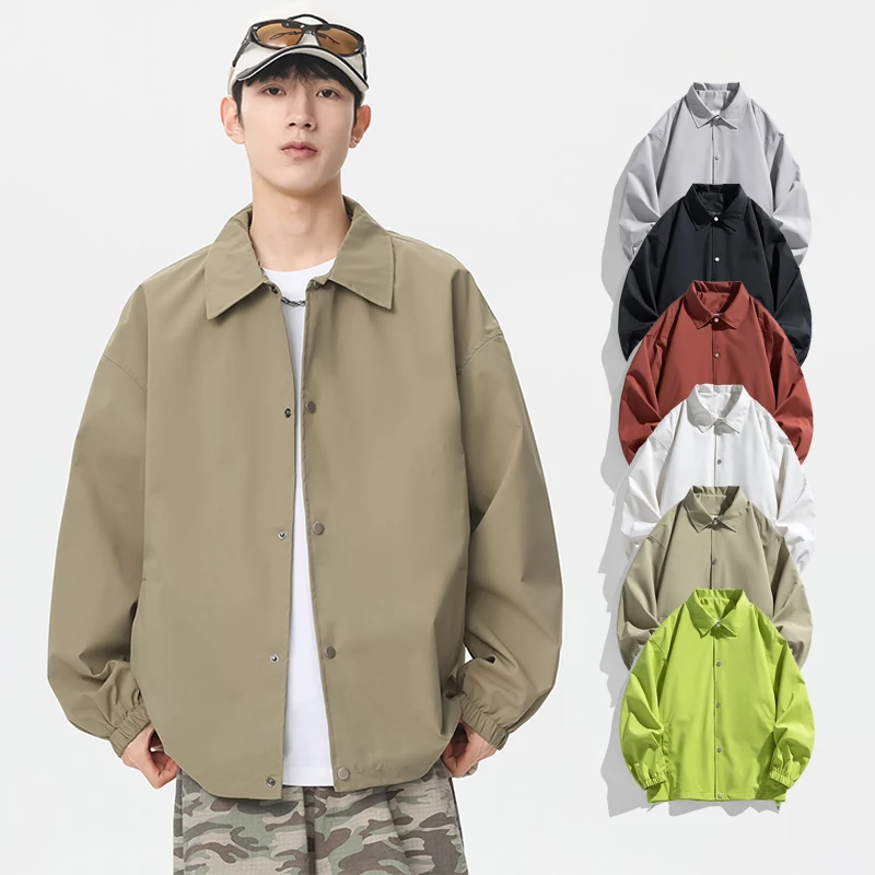 Custom Logo Unisex Loose Fit Outwears Team Wear Coach Jackets Sports Windbreaker Modern Jackets