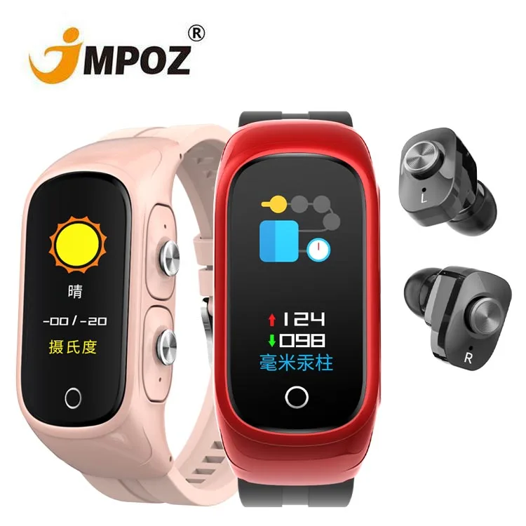 

M1 N8 Wireless Earphone Smart Watch 2 in 1 Call Heart Rate Blood Pressure Sleep Monitor Women Men Sport Smart Bracelet earphone