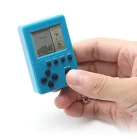 

Wonderful Memory Mini Keychain Pendant Tetris Game Player Classic Retro Game Console Christmas Gift for Boy Girl Kids