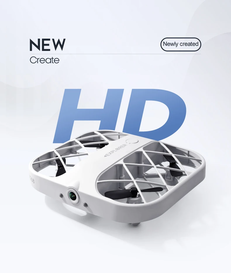 

2022 New JJRC H107 4CH Grid Real-time Image Transmission 4K Pocket Selfie Mini Drone VS K150 H59