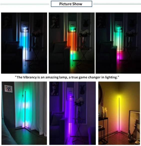 Creative Smart Rgbw App Floor Lamp Nordic Living Room Bedroom Turn