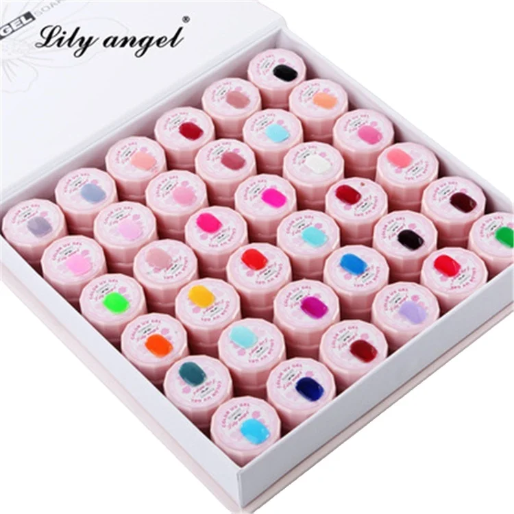 

5ml 36pcs"Lily angel Color UV gel Good quality Pure color uv gel for nail beauty