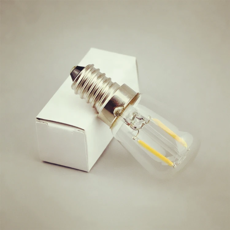 E14 LED Bulb ST26 1W 2W Fridge Hood Kitchen Range Sewing Machine Cabinet Chimney LED Filament Indicator Light Bulb