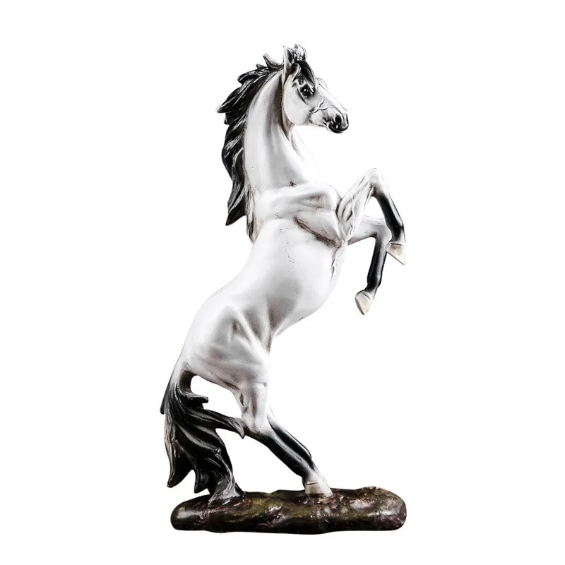 

Modern office wine cabinet decoration horse to success crafts resin horse decoration