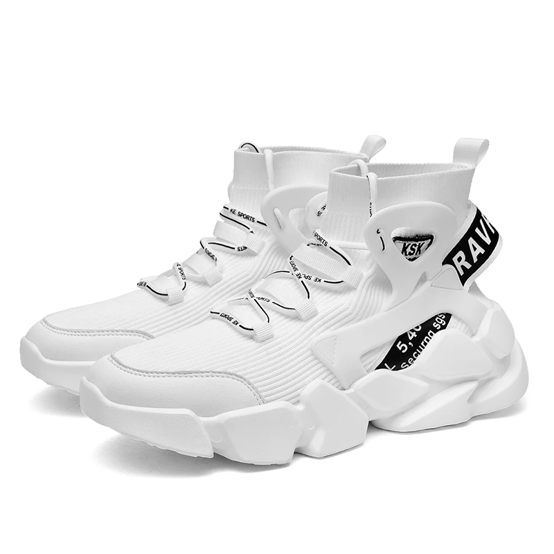 

New design factory price height Increasing breathable high top sneakers, 3 colors