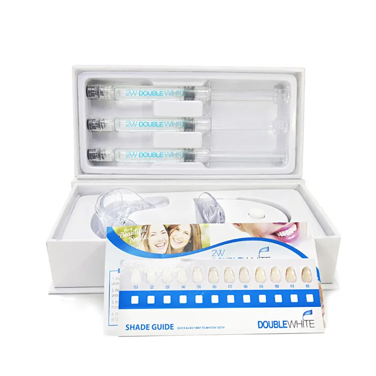 

Advanced teeth whitening gel dental care teeth whitening kit, White,black