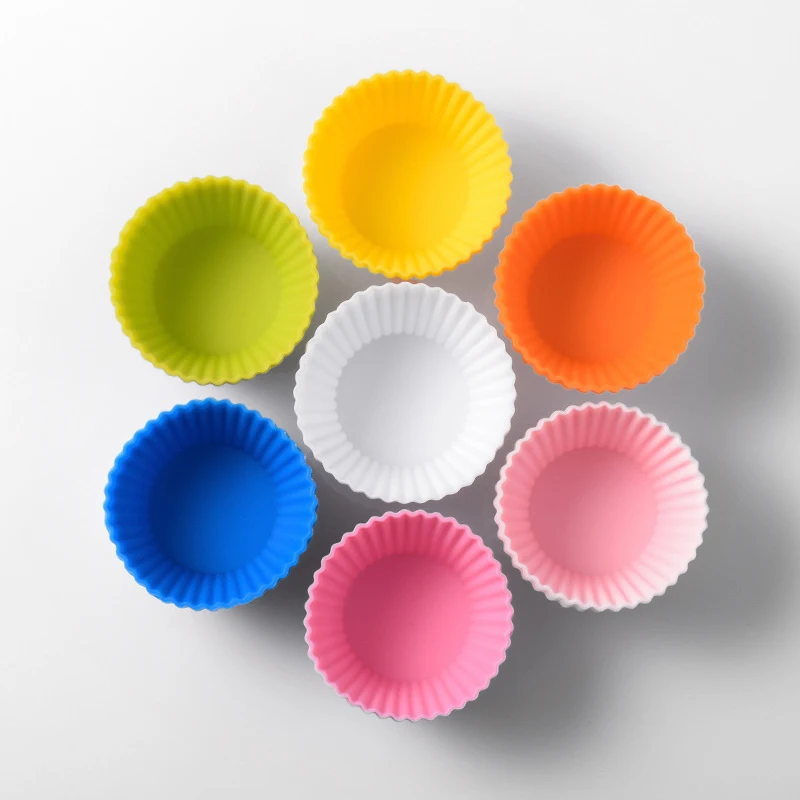 

Amazon Hot Sale Food Grade Cake Baking Silicone Mold Bowl Muffin Cake Cup, Customized color