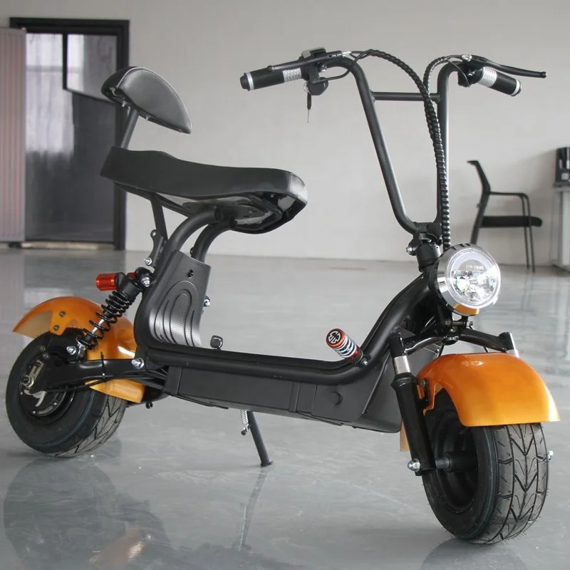 

eu warehouse 2000W double battery fat tire electric scooter city coco moped scooter