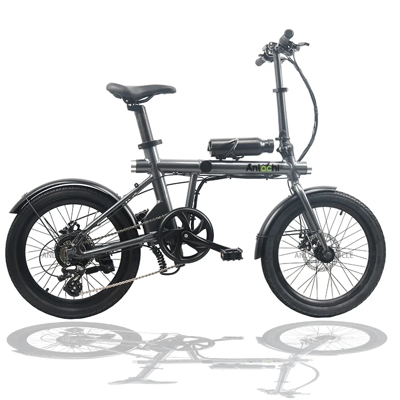 

ANLOCHI professional design aluminum material e cycle city e bike 20 mini folding bicycle ebike from China