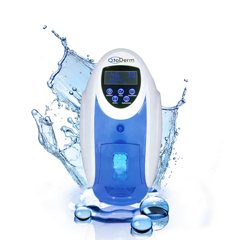 

Korea O2toDerm Oxygen Dome Therapy Skin Rejuvenation Facial Machine With Oxygen anion generator, White + blue