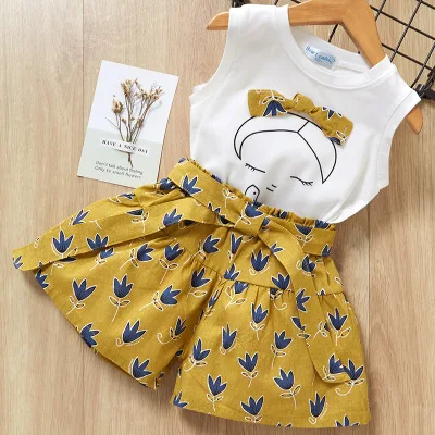 

New Summer Cotton Clothes Sunny Girl Clothing For Kids