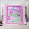 China Sale Printed Patchwork Children Kids Girl Bedroom Pink Cute Quilt