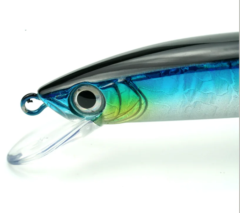

Manufacturer 90 mm /7.5 g blue water floating lure minnow wobbler bass fishing tackle