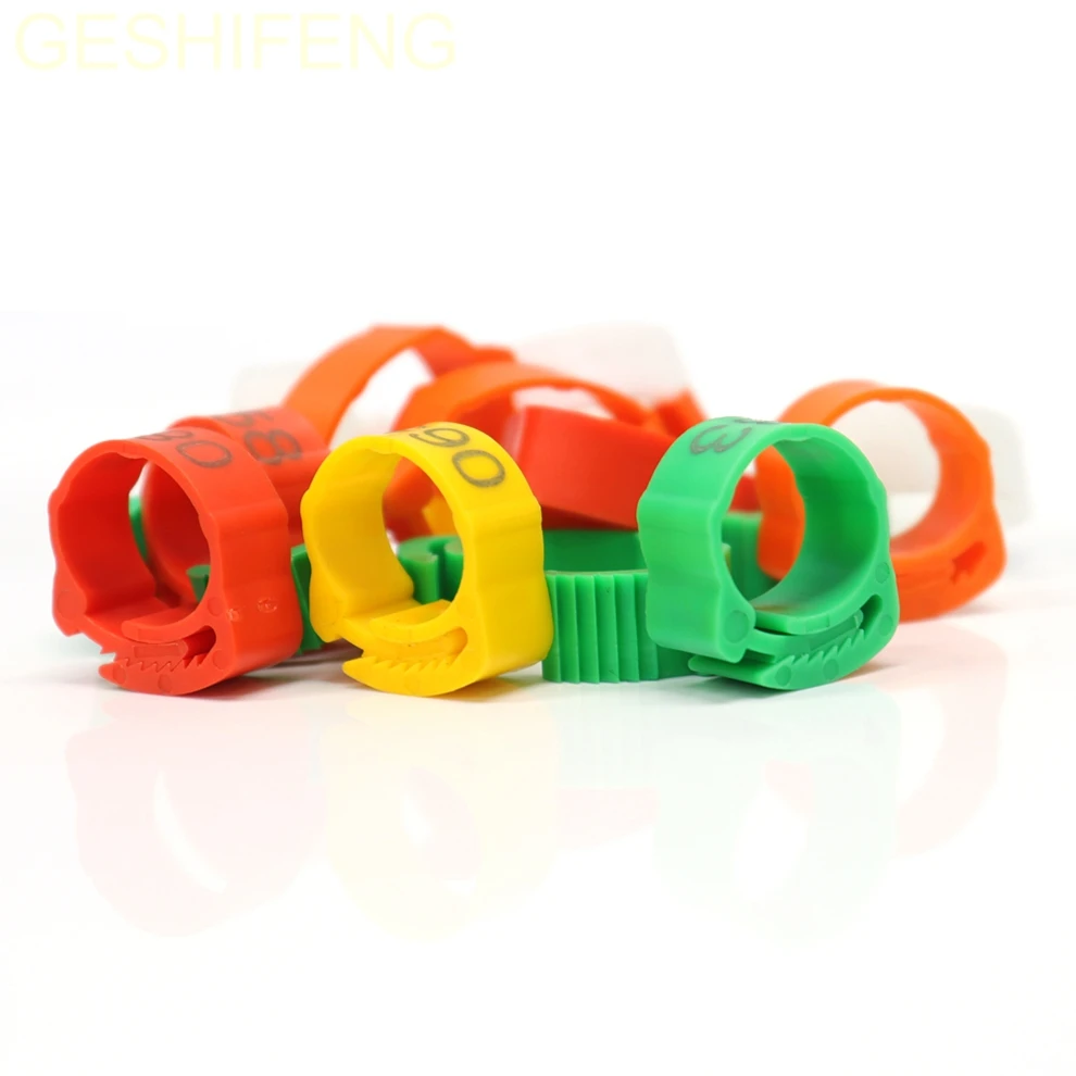 

Adjustable Plastic Poultry bands Foot Rings Fancy pigeon Rings Chicken Foot Poultry Leg Band Chicken ID label, Customized color