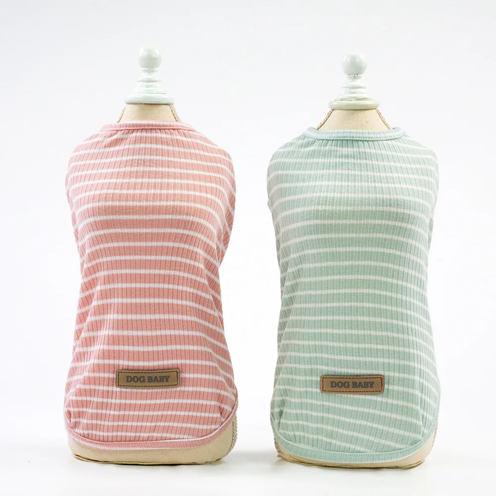 

Summer cotton pet pink dog puffy clothes vest for small pet dogs