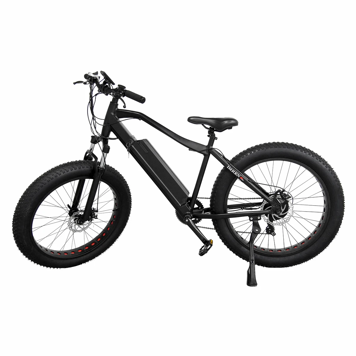 

IMREN Mountain Off-road men' 350W Electric bicycles 26 inch tire Aluminium Alloy Frame, Black