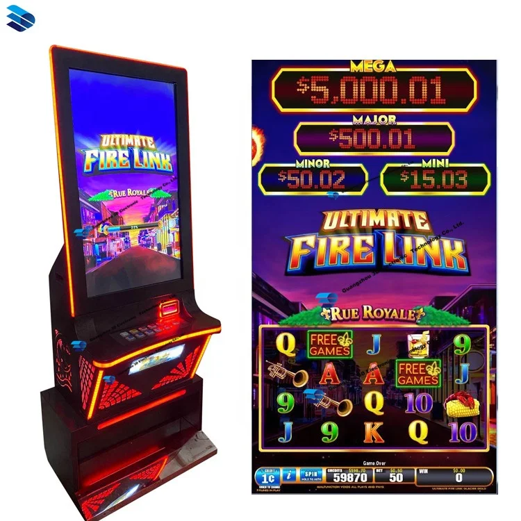 

43'' upright cabinet ultimate fire link software skill game machine slot game, As you like