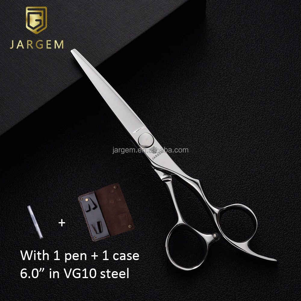 

Small MOQ Barber Scissors CNC Blade Hairdressing Scissors 6.0 Inch Professional Hair Scissors