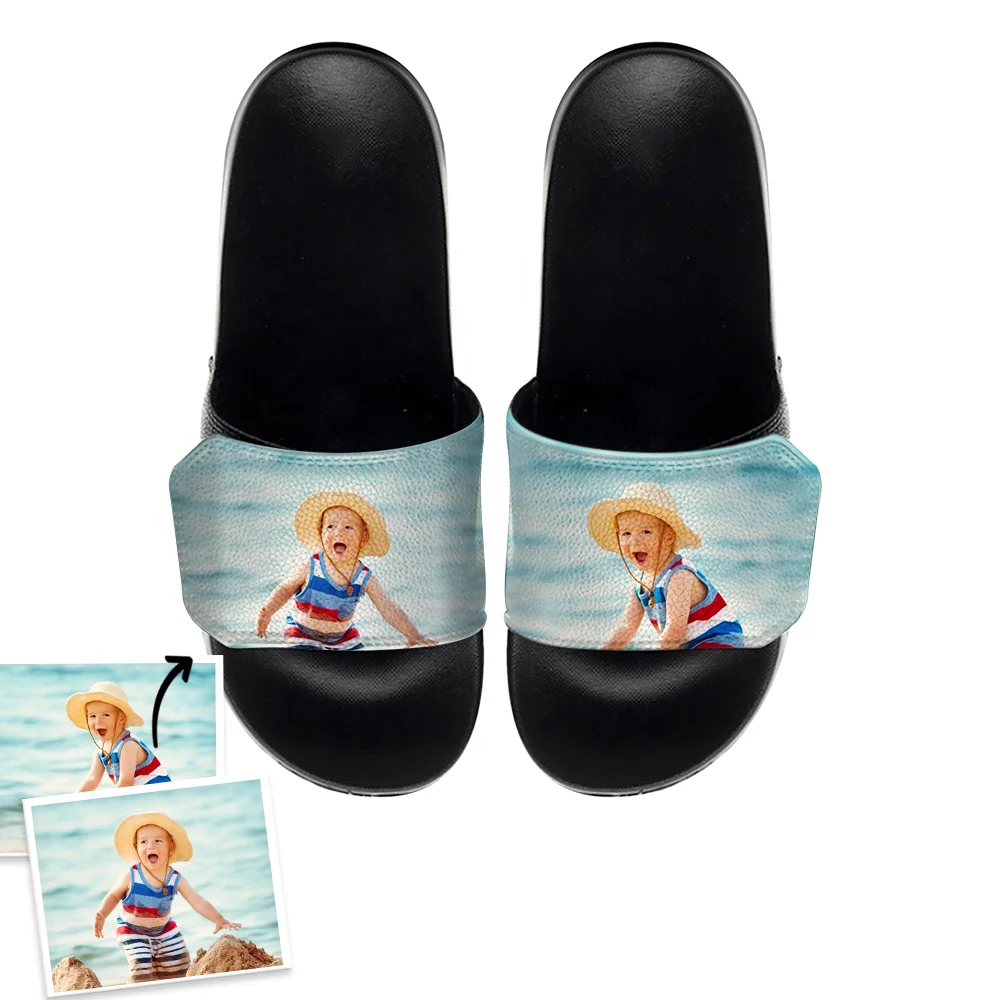 

High Quality Flat Slides Footwear Men Casual Designer Women Velcrotape Slides Custom Slippers With Logo, Customized color