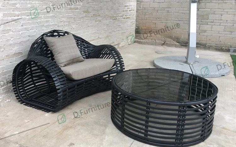 Foshan  Walden Factory UV-proof Outdoor Furniture Garden Leisure Chair And Round Table