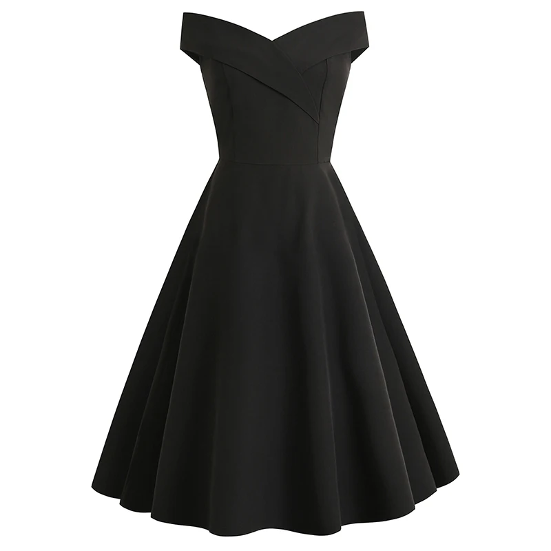 

Factory Wholesale Plain classic Party Porm Slim Elegant women Dress S1091